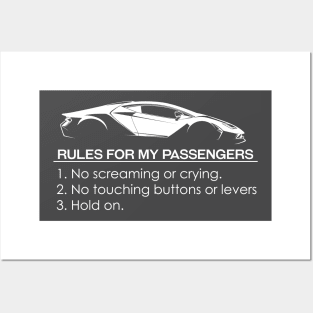 Rules for my Passengers Posters and Art